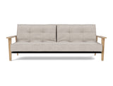 Splitback Frej sovesofa i 471 Yuveno Sand, set forfra