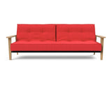 Splitback Frej sovesofa i 511 Elegance Red, set forfra