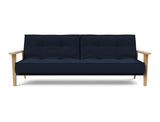 Splitback Frej sovesofa i 528 Mixed Dance Blue, set forfra