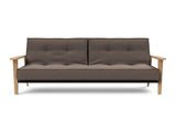 Splitback Frej sovesofa i 530 Bouclé Taupe, set forfra