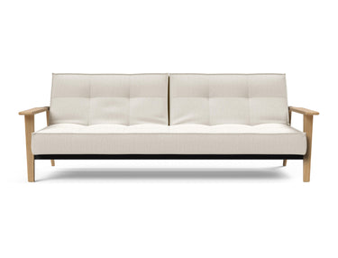 Splitback Frej sovesofa i 531 Bouclé Off White, set forfra