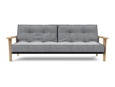Splitback Frej sovesofa i 565 Twist Granite, set forfra