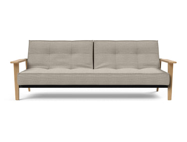 Splitback Frej sovesofa i 579 Kenya Gravel, set forfra