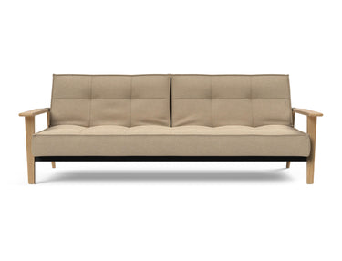 Splitback Frej sovesofa i 587 Phobos Mocha, set forfra
