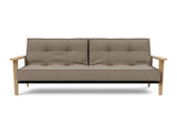 Splitback Frej sovesofa i 850 Mahoga Caramel, set forfra