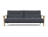 Splitback Frej sovesofa i 894 Mozart Grey Bronze, set forfra
