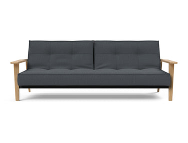 Splitback Frej sovesofa i 894 Mozart Grey Bronze, set forfra