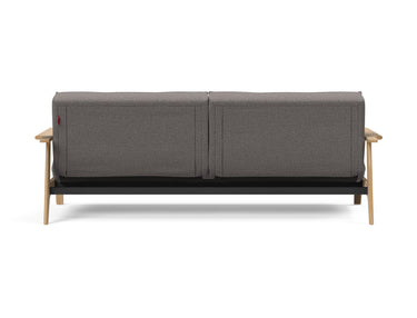 Splitback Frej sovesofa i 521 Mixed Dance Grey, set bagfra