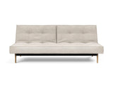 Splitback Eik sovesofa i 280 Avella Sand, set forfra