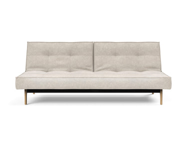 Splitback Eik sovesofa i 280 Avella Sand, set forfra