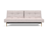 Splitback Eik sovesofa i 300 Weda Sand, set forfra
