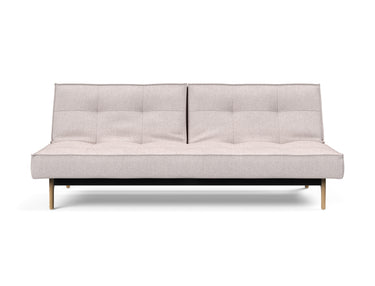 Splitback Eik sovesofa i 300 Weda Sand, set forfra