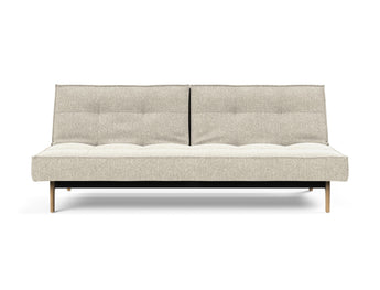 Splitback Eik sovesofa i 357 Taura Off White, set forfra