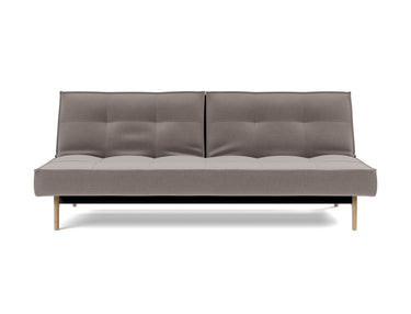 Splitback Eik sovesofa i 418 Esina Truffle, set forfra