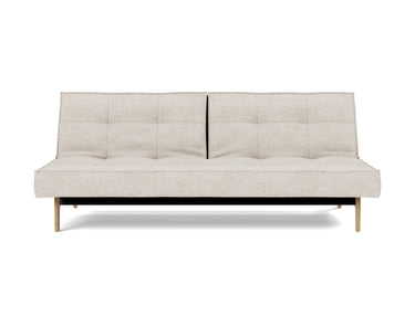 Splitback Eik sovesofa i 470 Yuveno Natural, set forfra
