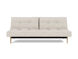 Splitback Eik sovesofa i 470 Yuveno Natural, set forfra