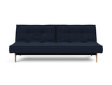 Splitback Eik sovesofa i 528 Mixed Dance Blue, set forfra