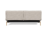 Splitback Eik sovesofa i 471 Yuveno Sand, set bagfra