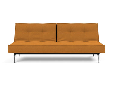 Splitback Chrome sovesofa i 893 Mozart Masala, set forfra