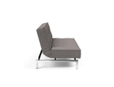 Splitback Chrome sovesofa i 521 Mixed Dance Grey, set fra siden