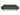 Dublexo Styletto Black Wood sovesofa med armlæn i 281 Avella Pine Green, set forfra