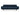 Dublexo Styletto Black Wood sovesofa med armlæn i 414 Esina Indigo Blue, set forfra