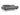 Dublexo Styletto Black Wood sovesofa med armlæn i 563 Twist Charcoal, med den ene ryghalvdel lænet tilbage