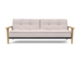 Dublexo Frej sovesofa i 300 Weda Sand, set forfra