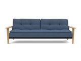 Dublexo Frej sovesofa i 302 Weda Blue, set forfra