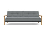 Dublexo Frej sovesofa i 320 Corocco Shadow Grey, set forfra
