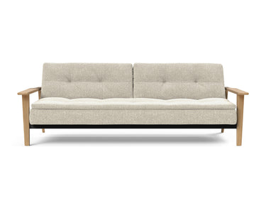 Dublexo Frej sovesofa i 357 Taura Off White, set forfra