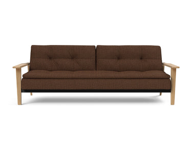 Dublexo Frej sovesofa i 359 Taura Cappuccino, set forfra