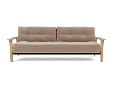 Dublexo Frej sovesofa i 417 Esina Mocha, set forfra