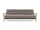 Dublexo Frej sovesofa i 418 Esina Truffle, set forfra