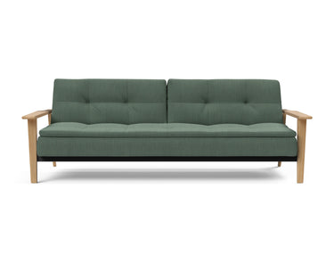 Dublexo Frej sovesofa i 518 Elegance Green, set forfra