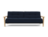 Dublexo Frej sovesofa i 528 Mixed Dance Blue, set forfra