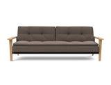 Dublexo Frej sovesofa i 530 Bouclé Taupe, set forfra