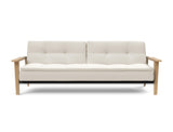 Dublexo Frej sovesofa i 531 Bouclé Off White, set forfra
