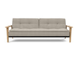 Dublexo Frej sovesofa i 579 Kenya Gravel, set forfra