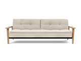Dublexo Frej sovesofa i 594 Corduroy Ivory, set forfra