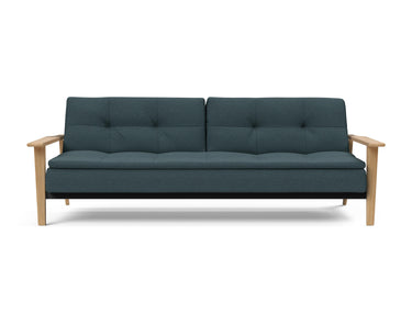 Dublexo Frej sovesofa i 851 Mahoga Dark Blue, set forfra