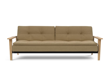Dublexo Frej sovesofa i 860 Yogia Olive Brown, set forfra
