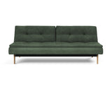 Dublexo Eik sovesofa i 281 Avella Pine Green, set forfra
