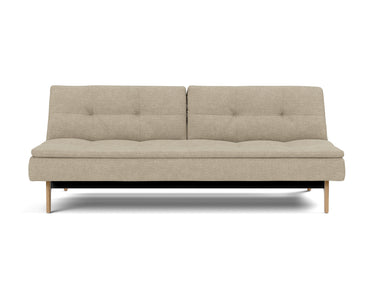 Dublexo Eik sovesofa i 356 Taura Sand, set forfra