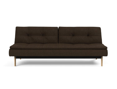 Dublexo Eik sovesofa i 358 Taura Chocco, set forfra