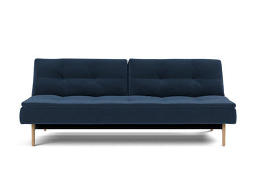 Dublexo Eik sovesofa i 414 Esina Indigo Blue, set forfra