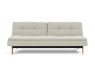 Dublexo Eik sovesofa i 527 Mixed Dance Natural, set forfra