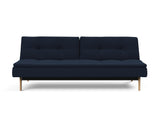 Dublexo Eik sovesofa i 528 Mixed Dance Blue, set forfra