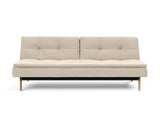 Dublexo Eik sovesofa i 586 Phobos Latte, set forfra