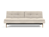 Dublexo Eik sovesofa i 594 Corduroy Ivory, set forfra